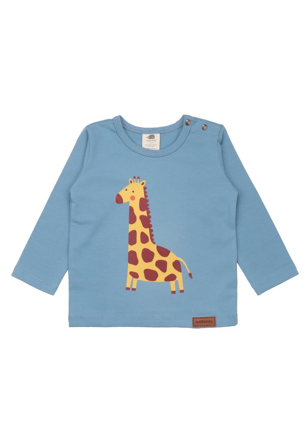 

Рубашка с длинным рукавом Mini Safari Walkiddy, синяя