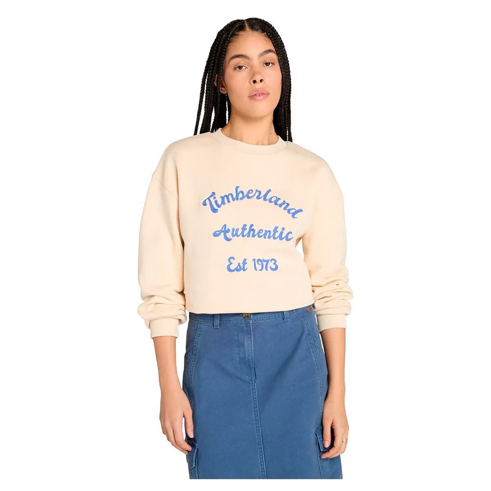 

Толстовка Timberland Brushed Back Chest Graphic, бежевый