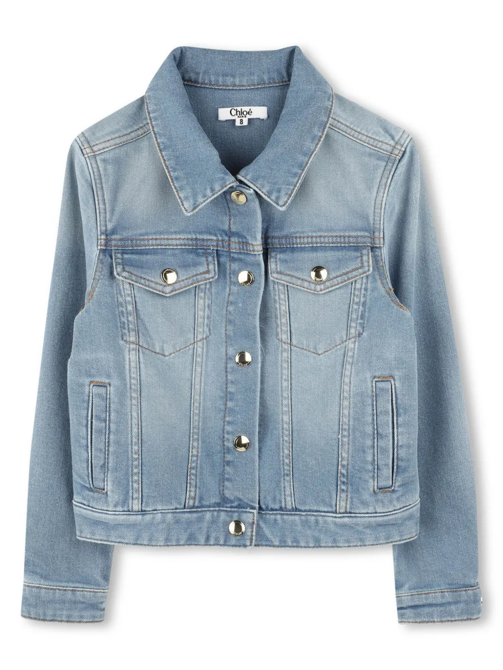 

Джинсовая куртка Chloé Kids, синий