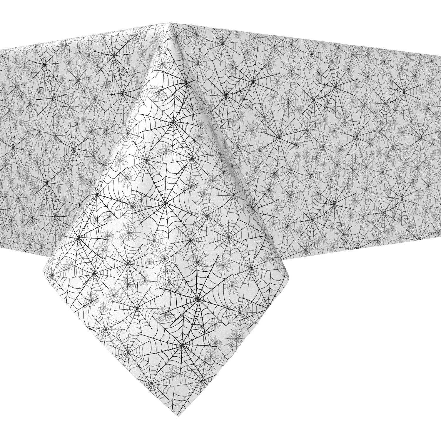 

Прямоугольная скатерть, 100 % полиэстер, 60x120 дюймов, «Жуткая паутина».