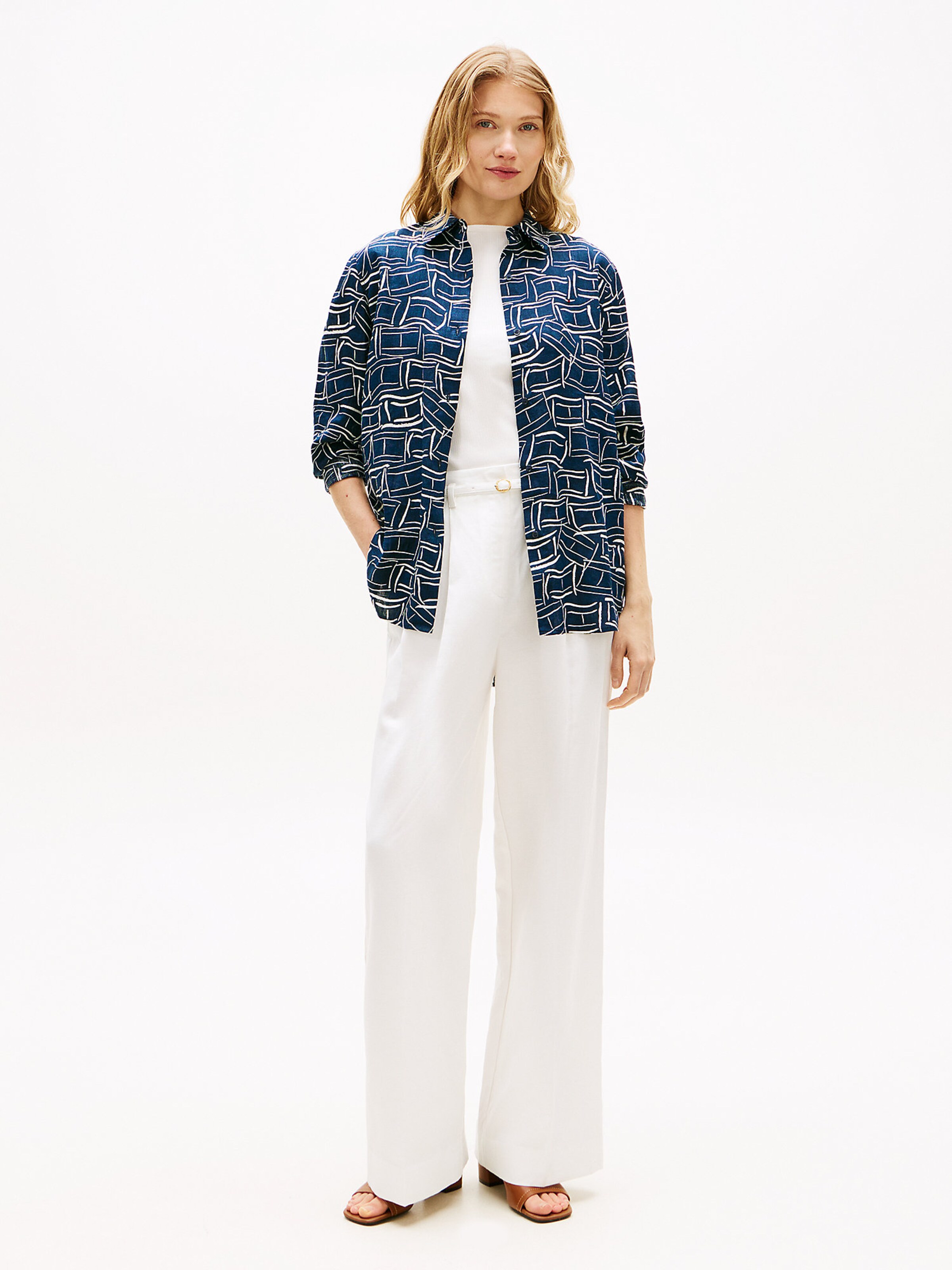 TOMMY HILFIGER Рубашка в цвете Navy — фото 3