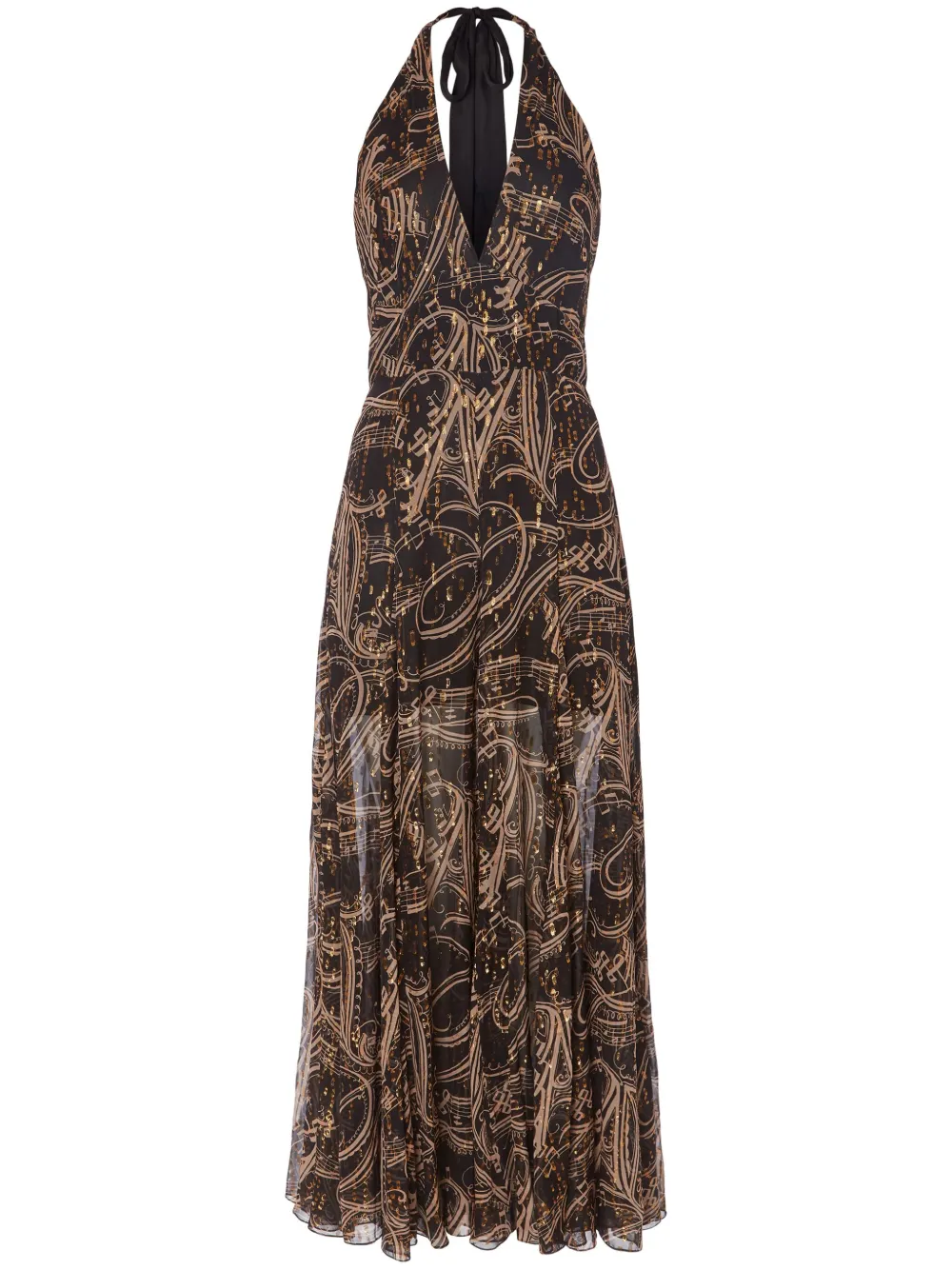 

Платье макси Silvana Temperley London, черный