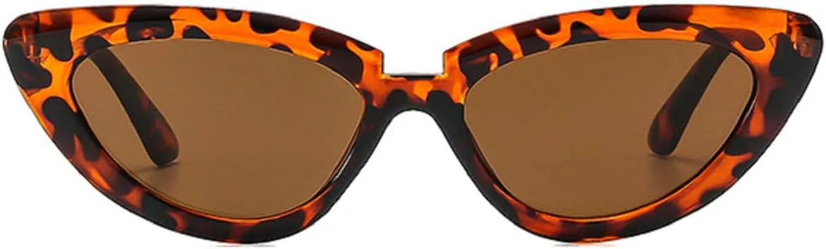 

Солнцезащитные очки Melrose Retro Cat Eye для женщин, винтажные, с леопардовым принтом и зелеными линзами, мужские роскошные солнцезащитные очки UV400 97230, Leopard