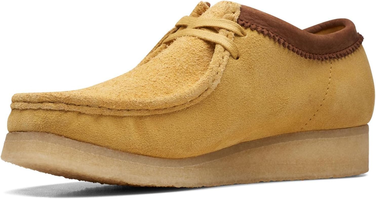 Мужские ботинки Clarks Wallabee 2 Chukka, желтый — фото 4