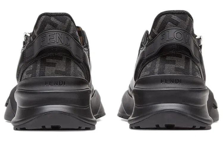 Кроссовки Fendi FW25 Flow Trainers 'Black' 7E1392AJZHF1DV5, черный — фото 4