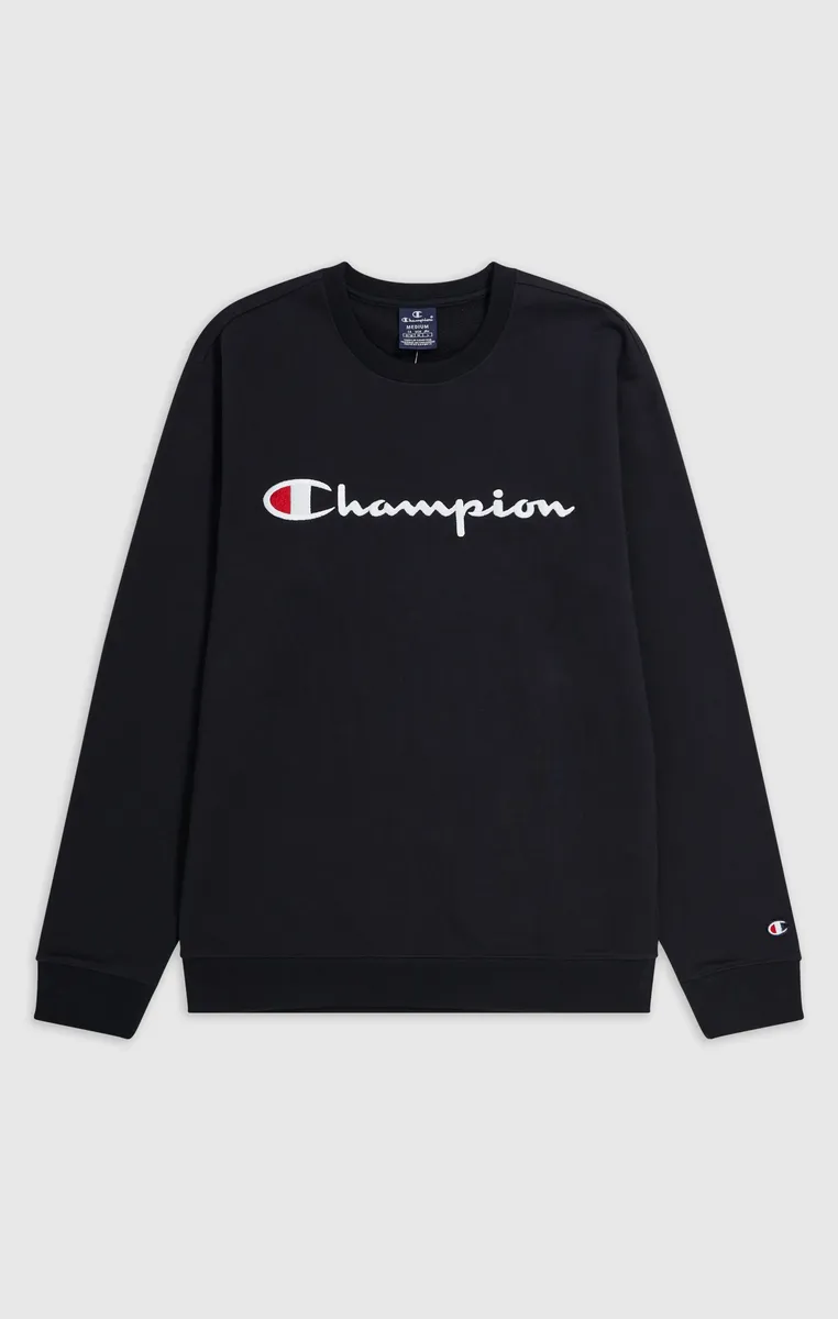 

Толстовка Champion "Icons Crewneck Sweatshirt Large Log", черный