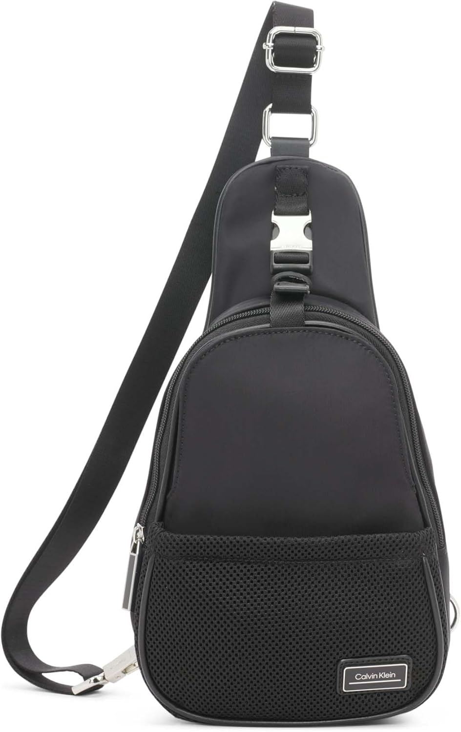 

Рюкзак-органайзер Calvin Klein Jessie, черный/серебристый, один размер, Black/Silver