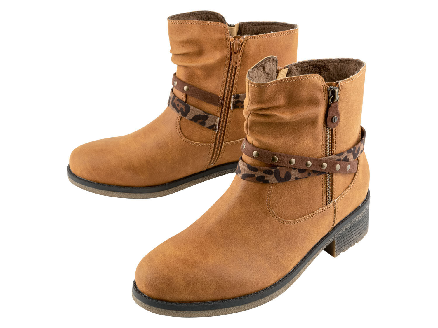 

Женские ботильоны footflexx с внутренней подкладкой, коричневый