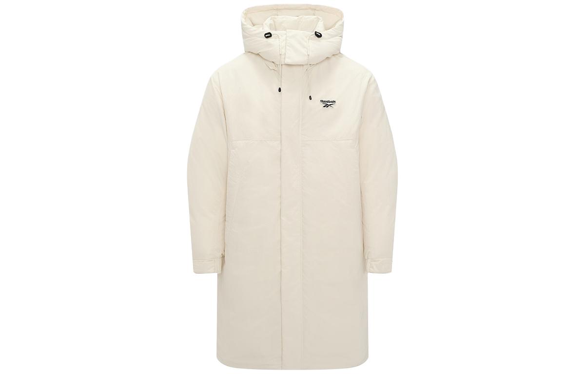 

Унисекс пуховик экрю Reebok, Белый, Унисекс пуховик экрю Reebok