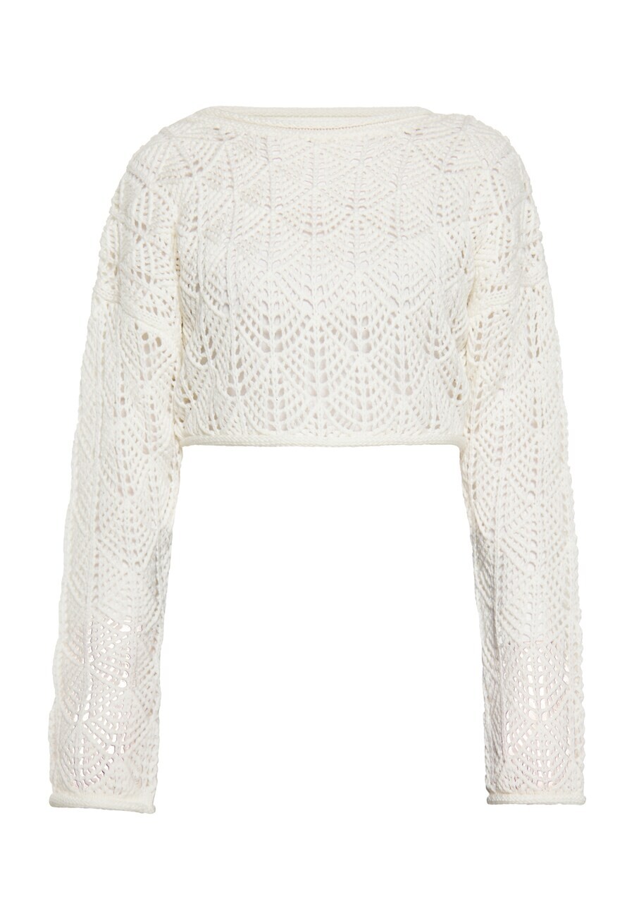 

Тонкий вязаный свитер swirly Sweater, белый