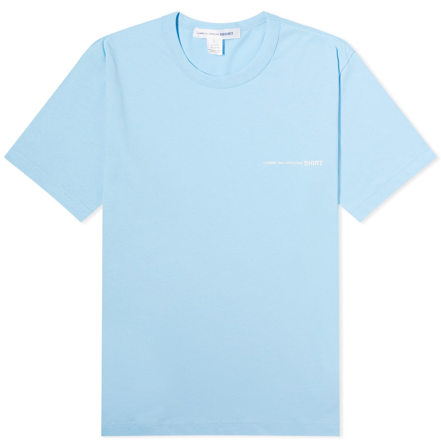 

Футболка Comme Des Garçons Shirt Chest Logo T-Shirt, синий