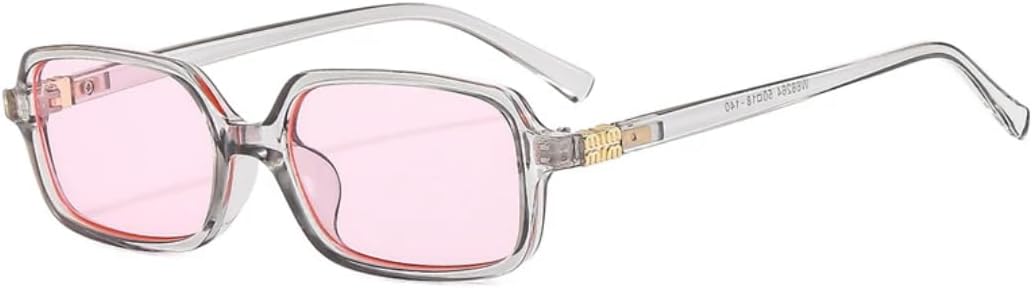 

Солнцезащитные очки с защитой от УФ-излучения UV400 | Прозрачные градиентные линзы в стиле панк | Для женщин и мужчин | Для занятий спортом на открытом воздухе и вождения DSVIGF, Cleargray-pink