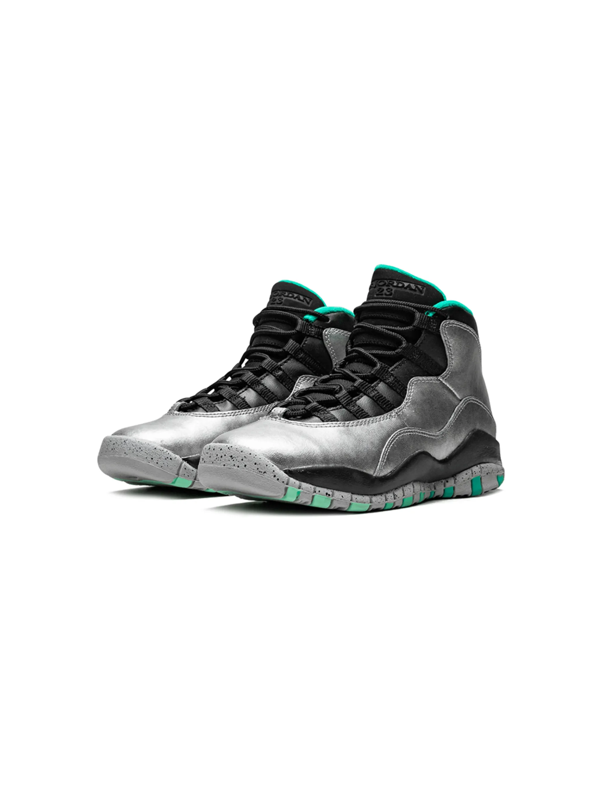 Кроссовки Air Jordan 10 Retro 30th BG Jordan Kids, серый — фото 2