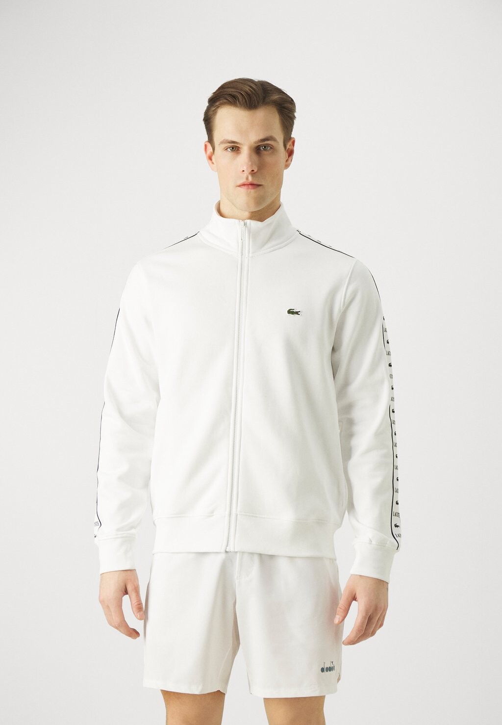 

Толстовка на молнии Jacket Tape Lacoste, цвет blanc