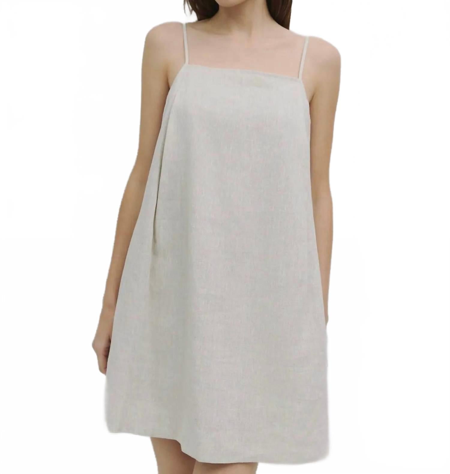 

Элегантное белое мини-платье Andy Linen Sundays