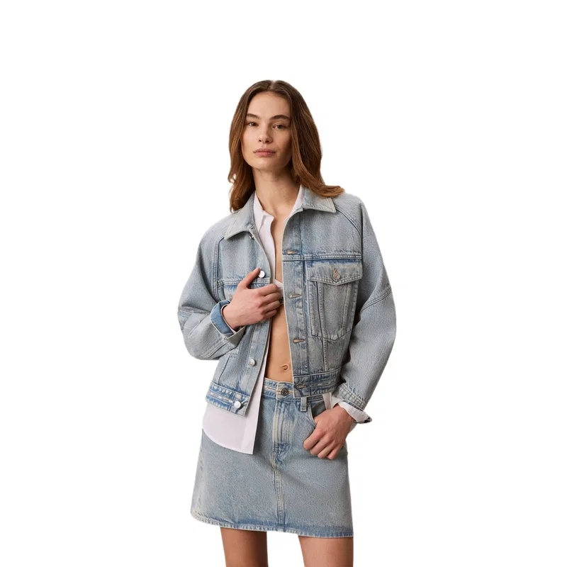 Джинсовая куртка Calvin Klein Denim Blue — фото 4