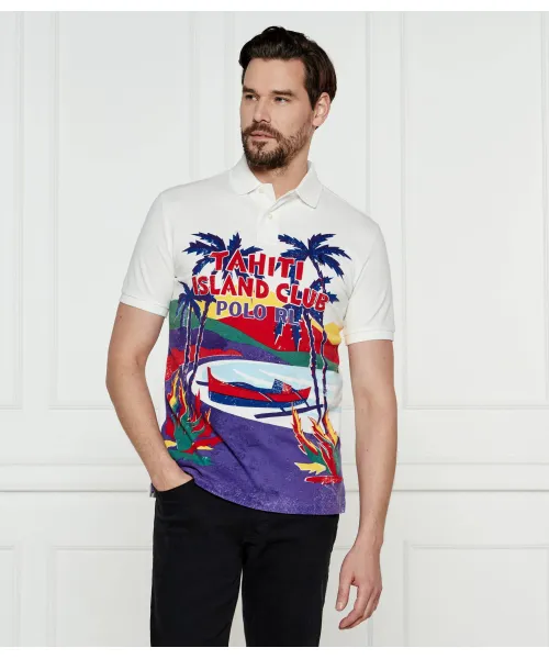 

Футболка поло Slim fit Polo Ralph Lauren, белый