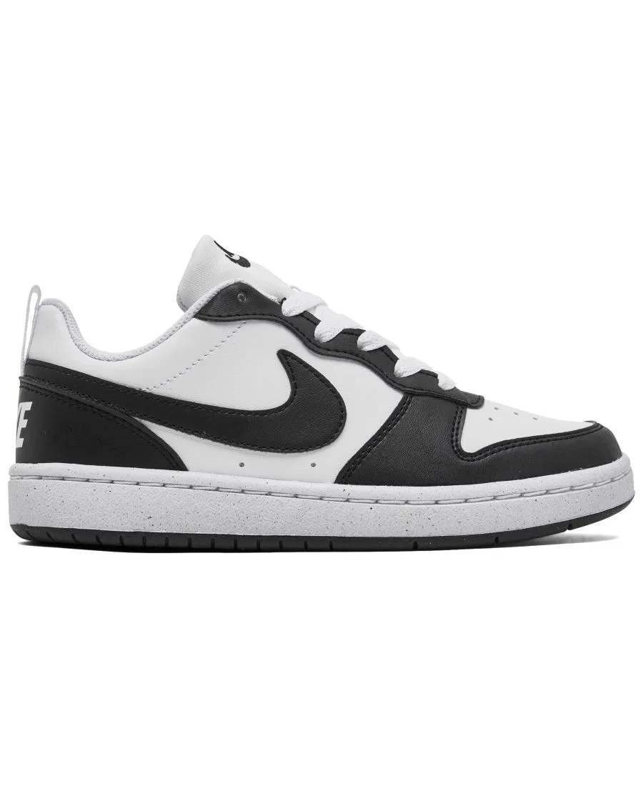 Детские повседневные кроссовки Big Kids Court Borough Low Recraft от Finish Line Nike, белый/черный — фото 2