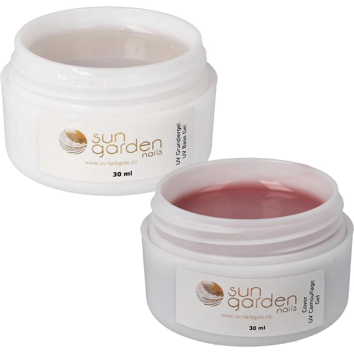 Набор УФ-гелей для ногтей Sun Garden Nails, 30 мл + 30 мл Sun Garden Nails
