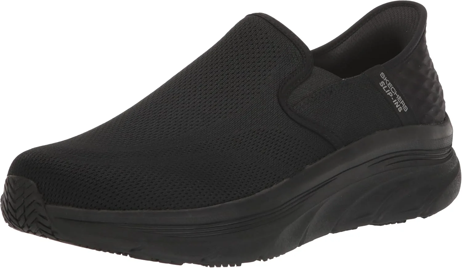 Мужские кроссовки Skechers Hands Free Slip-ins D'lux Walker Sr Joden для ходьбы, черный — фото 3