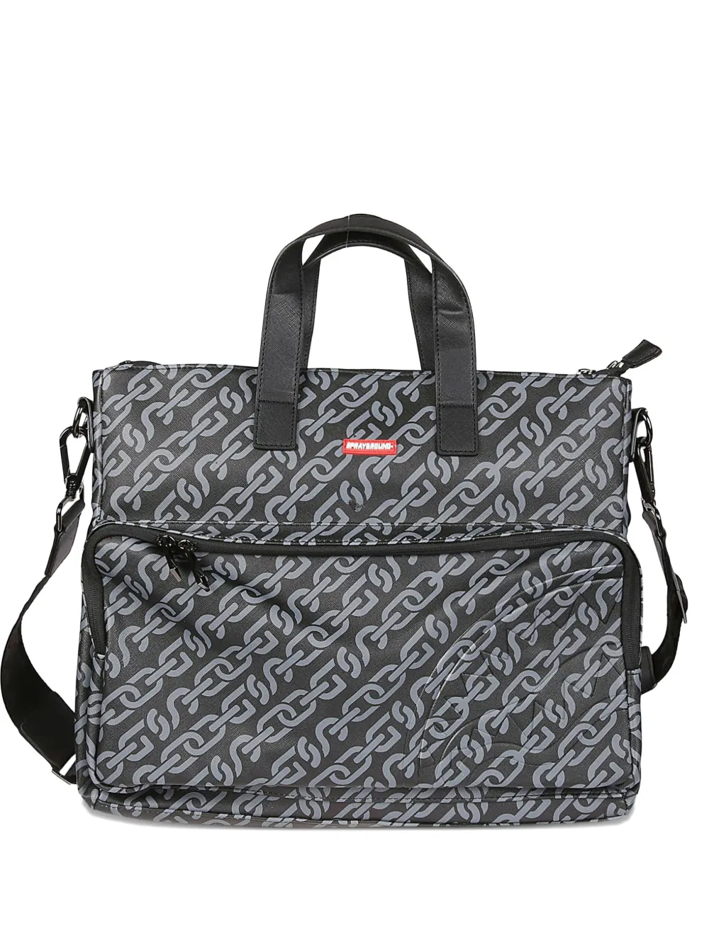 

Сумка с принтом Sprayground, черный