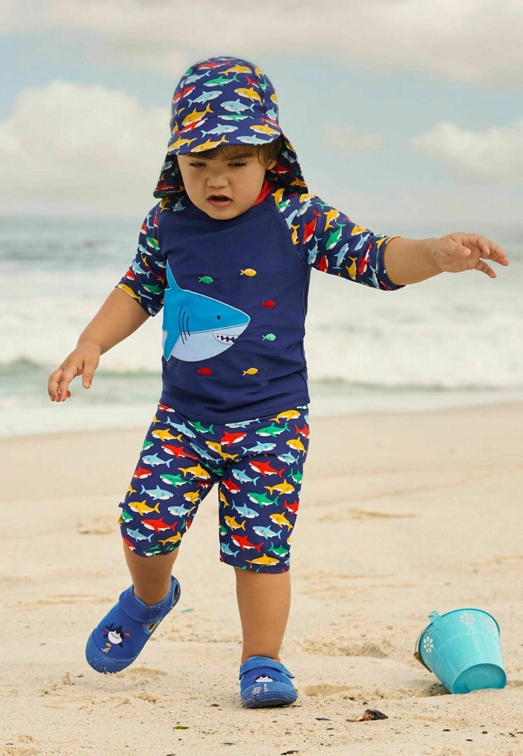 

Купальник 2-PIECE SET JoJo Maman Bébé, цвет navy