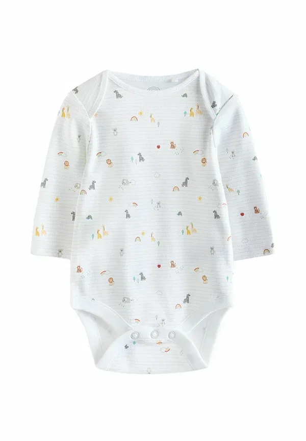 Футболка Next Regular fit body, белый — фото 4