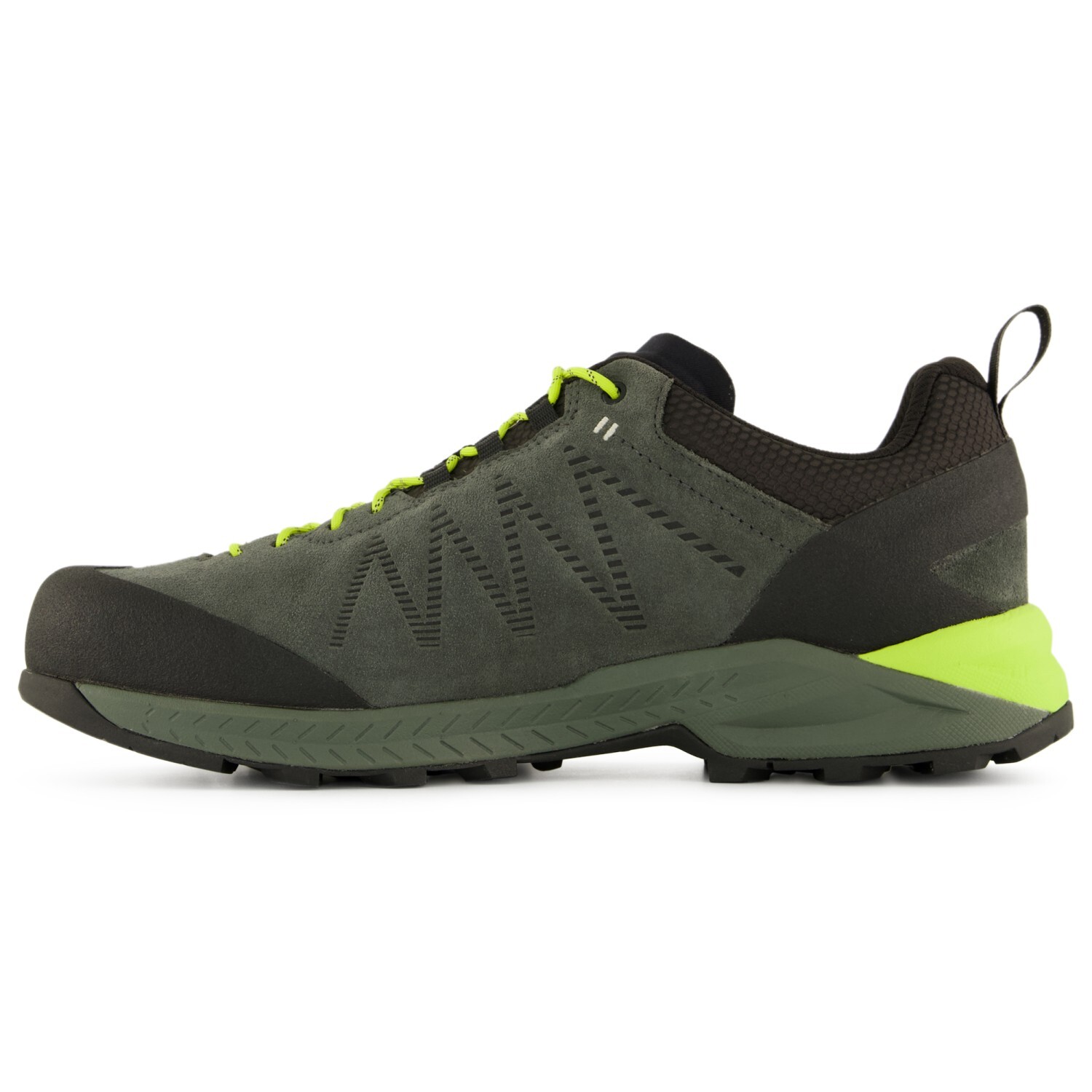 Мультиспортивная обувь Dolomite Crodarossa Leather GTX, цвет Silver Green/Lime Green — фото 4