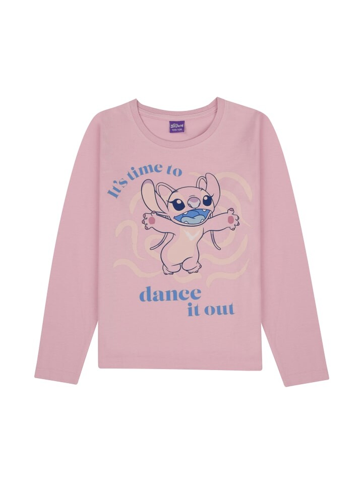 

Лонгслив ONOMATO! Langarmshirt Stitch Angel Longsleeve, розовый