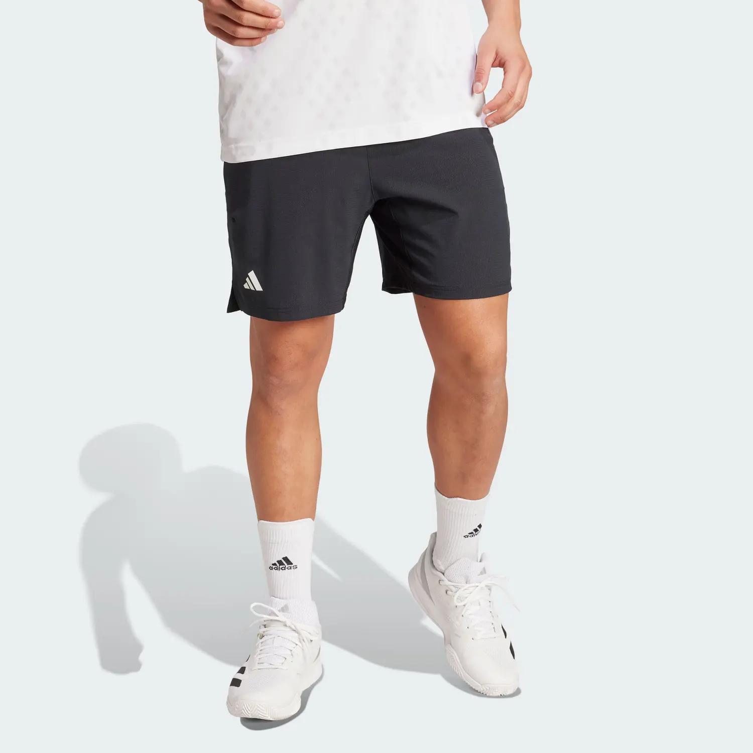 Шорты Free Shipping With AdiClub Tennis Climacool Ergo Shorts Adidas, черный — фото 3