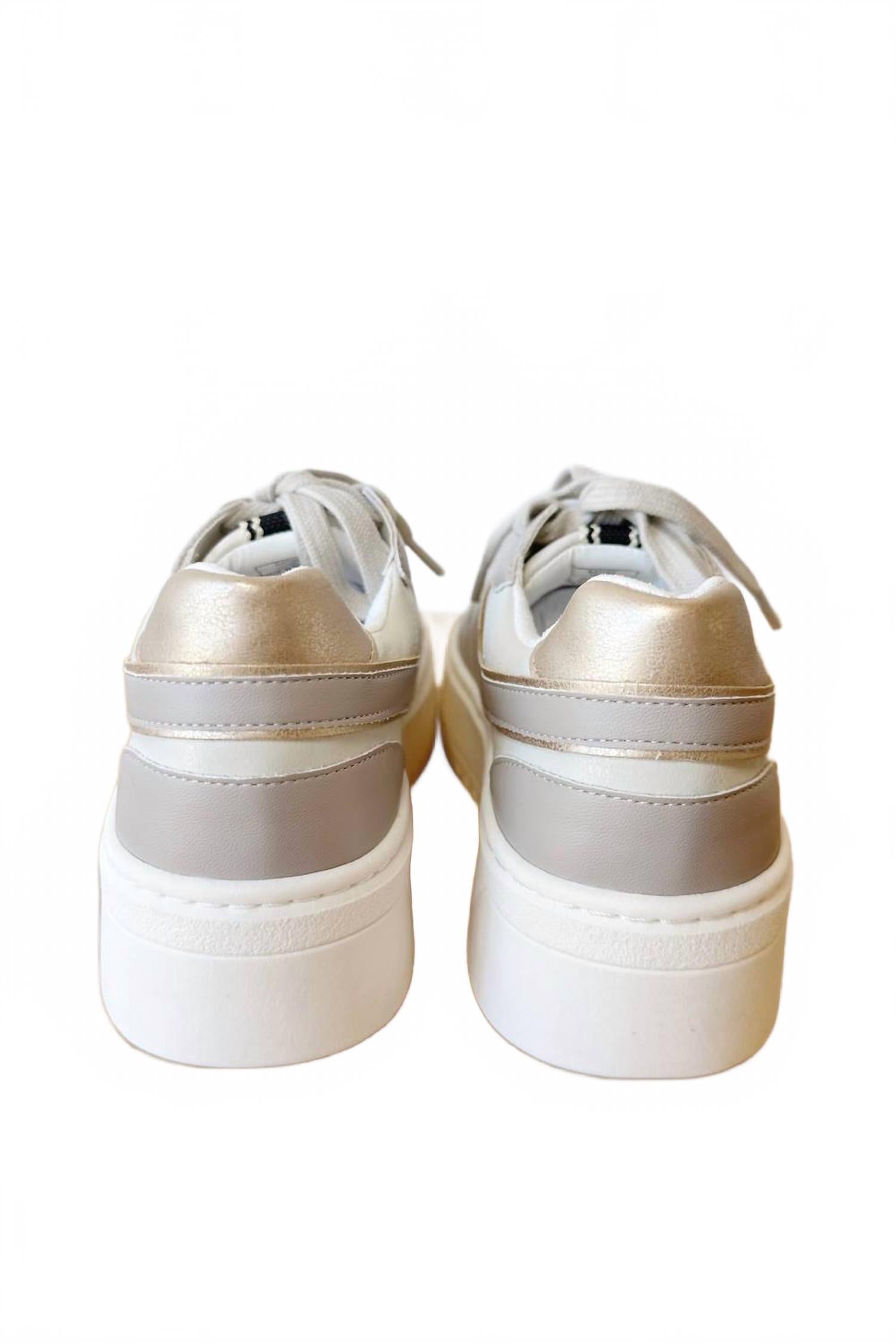 Женские атласные платформенные кроссовки в норке SHU SHOP, Mink — фото 3