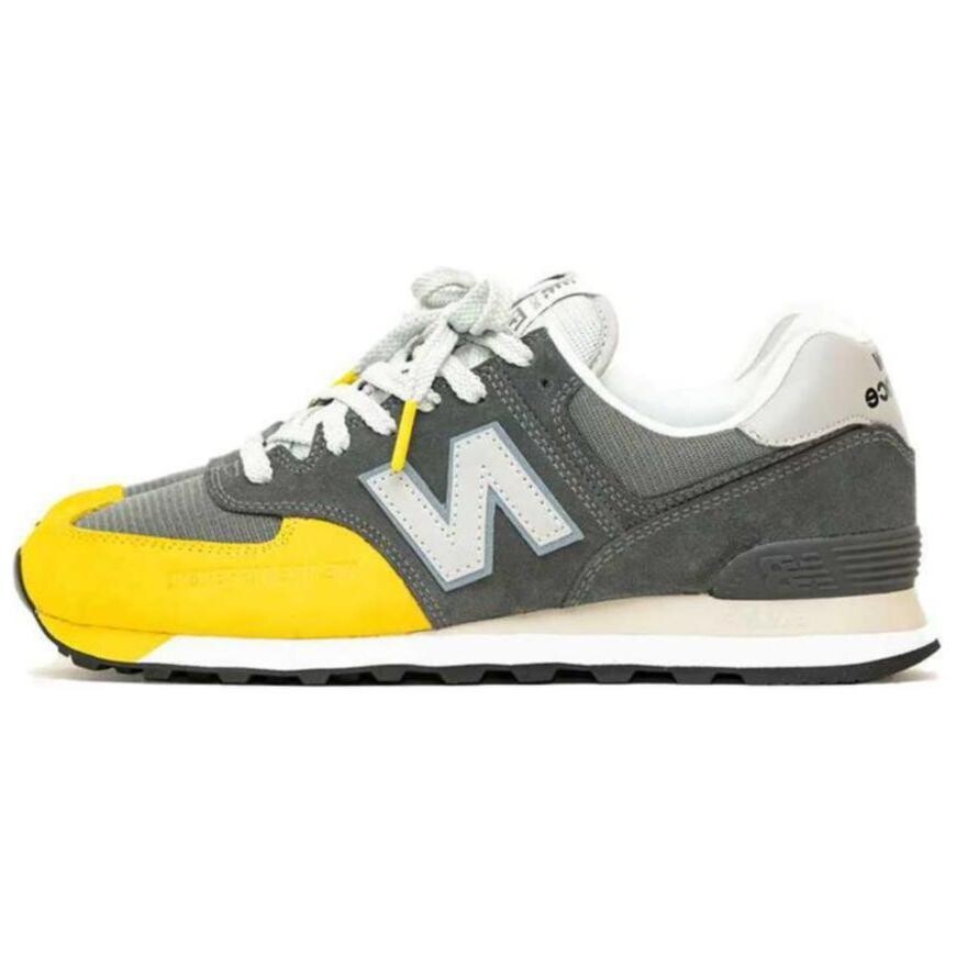 

Кроссовки New Balance 574 The Apartment Mustard Dip, серый/желтый