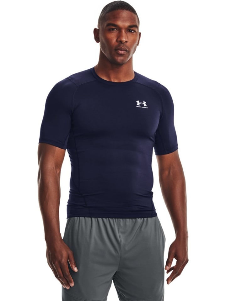 

Футболка T-Shirt HeatGear Armor синего цвета Under Armour, Синий, Футболка T-Shirt HeatGear Armor синего цвета Under Armour