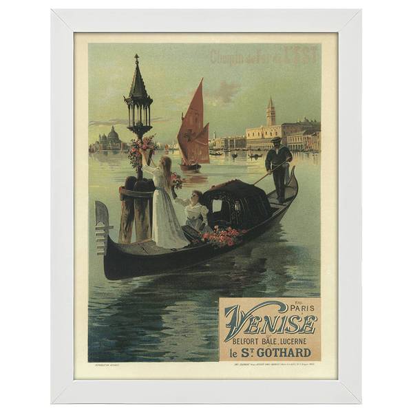 

Рамка для фотографий LegendArte Poster De Paris à Venise, белый