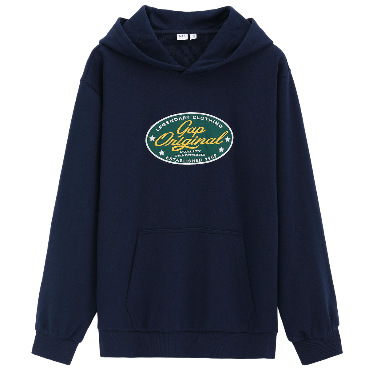 Весенняя повседневная толстовка Men's GAP, хаки — фото 3