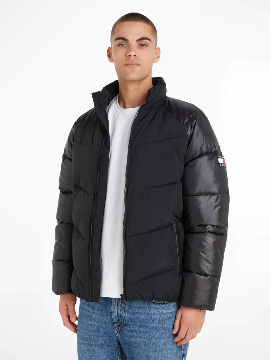 

Стеганая куртка Tommy Jeans "TJM TONAL BLOCKING PUFFER", черный