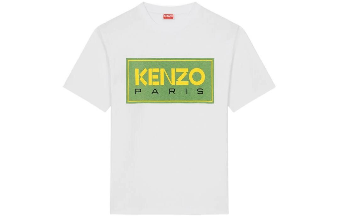 

Футболка с круглым вырезом и логотипом Kenzo, белый