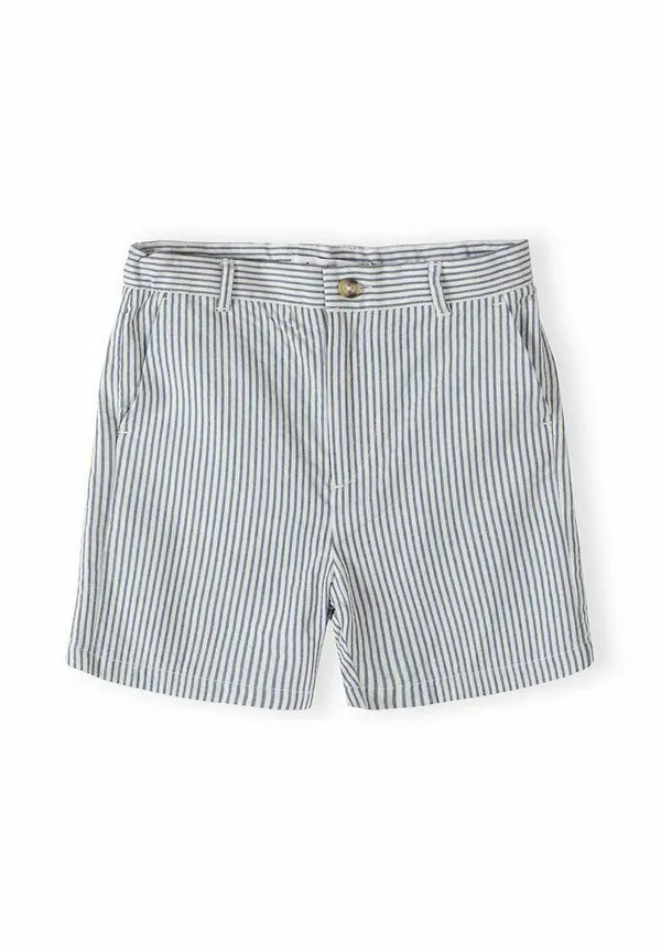 Полосатые шорты в классическом стиле Minoti, Navy/White — фото 3