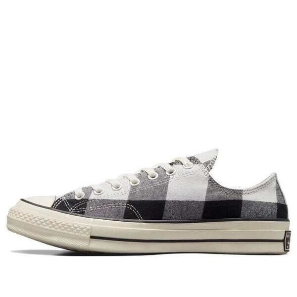 

Кроссовки beyond retro x chuck 70 low 'upcycled flannel' Converse, черный