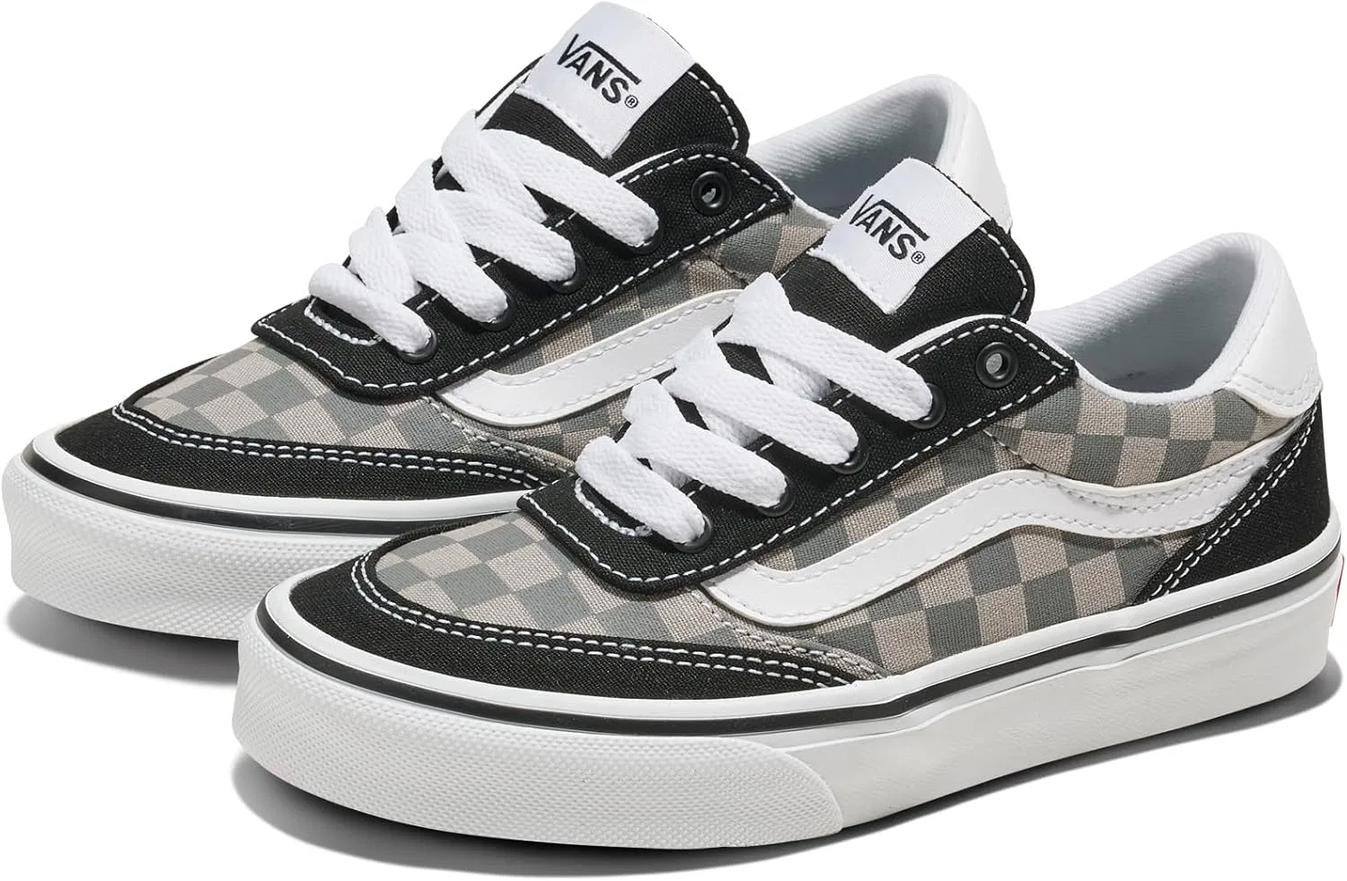 Детские кроссовки Vans Brooklyn LS унисекс, Grey (Pewter) — фото 2