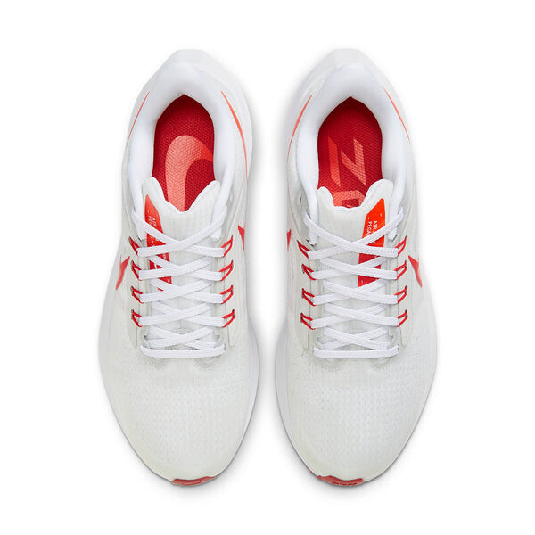 Кроссовки air zoom pegasus 39 low top красные Nike, белый — фото 4