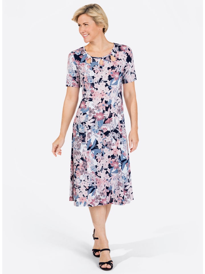 

Платье из джерси с принтом розового кварца и темно-синего цвета WITT WEIDEN