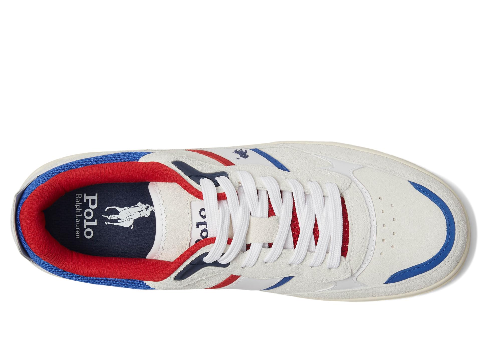 Туфли Polo Ralph Lauren Master Sport 125, цвет Bianco/Royal/Red — фото 2