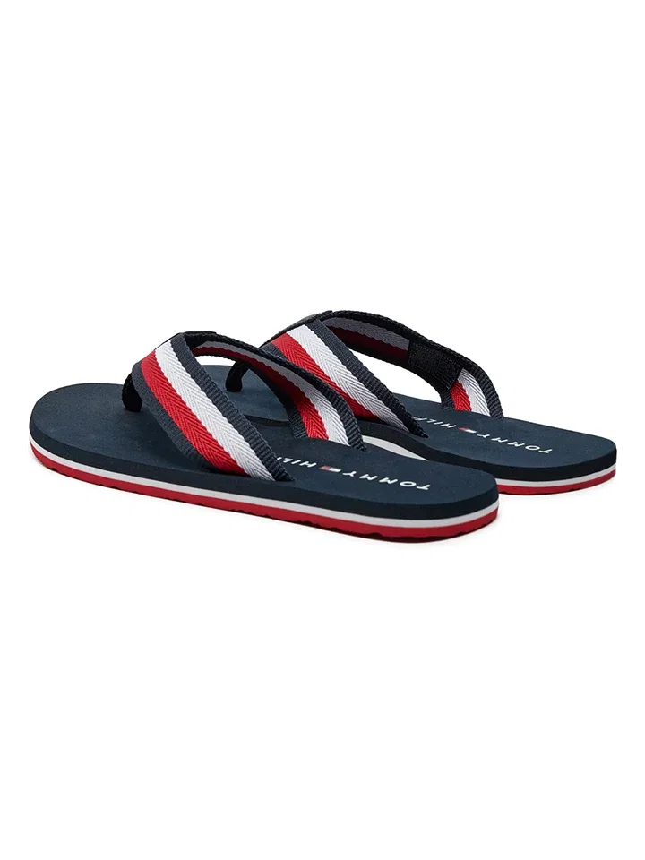 Шлепанцы темно-синие Tommy Hilfiger — фото 2