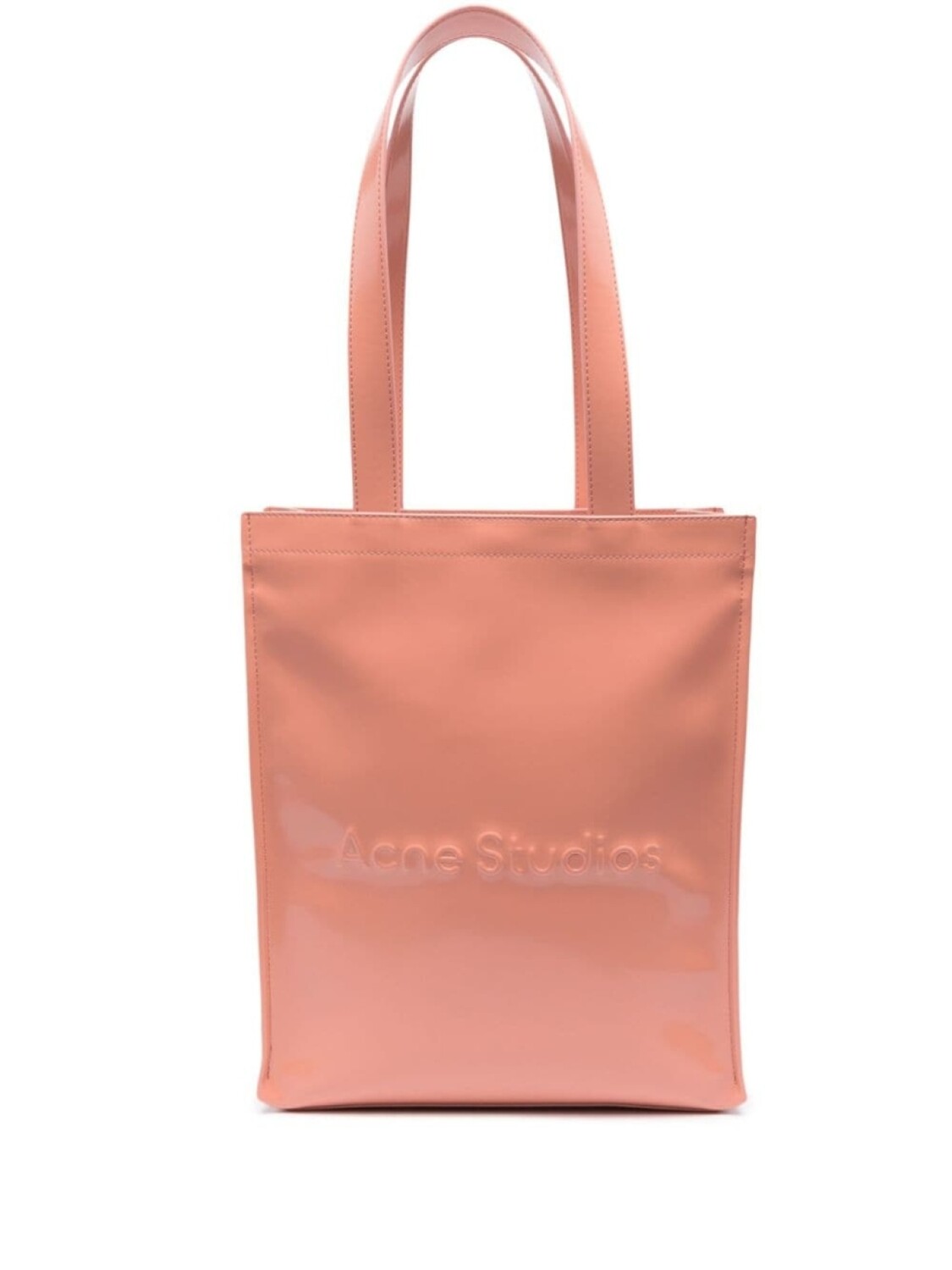 

Acne Studios сумка-тоут с логотипом, розовый