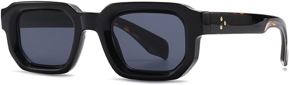 

Солнцезащитные очки Gradient Rivet в стиле панк с защитой от ультрафиолета UV400 для женщин и мужчин, для занятий спортом на открытом воздухе и путешествий UYPTK, Black Leopard Grey