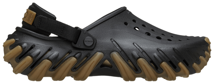 

Сабо Crocs Echo Clog 'Black Gum', черный