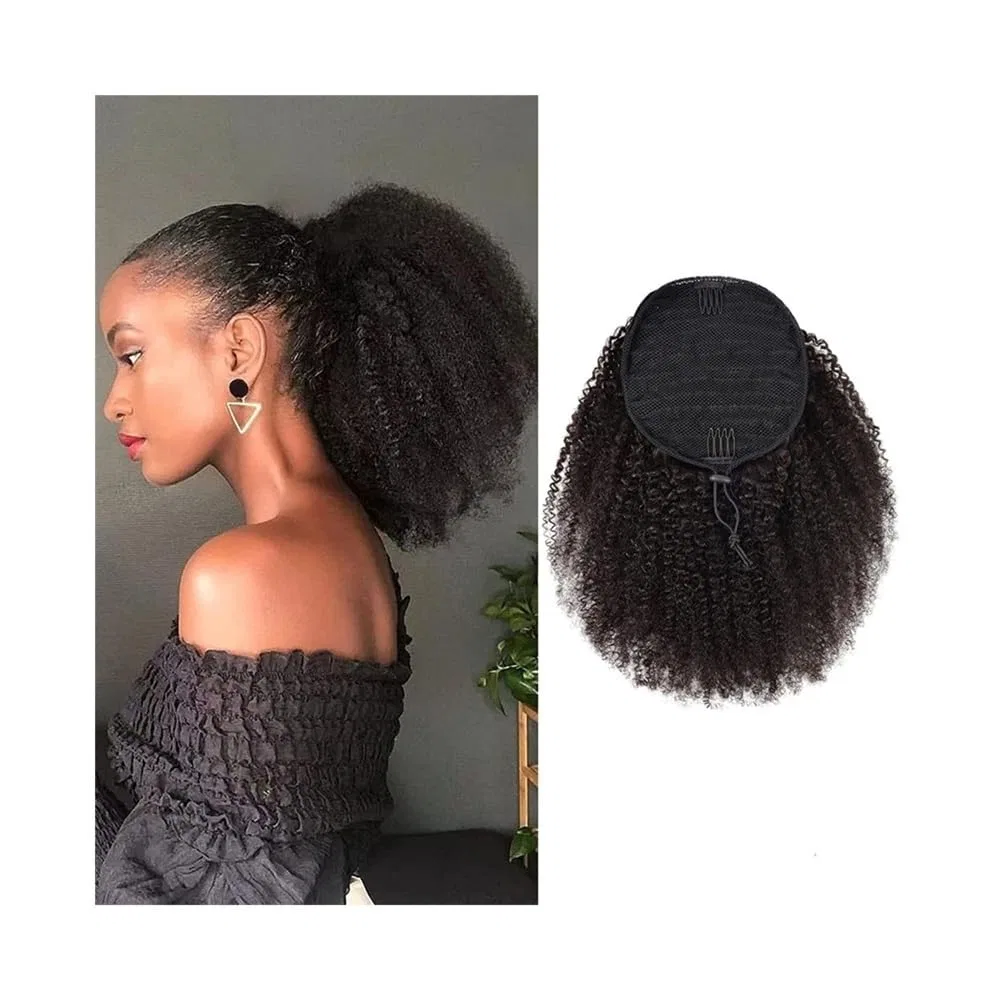 Наращивание волос «Kinky Curly» на резинке из натуральных волос Zephyria