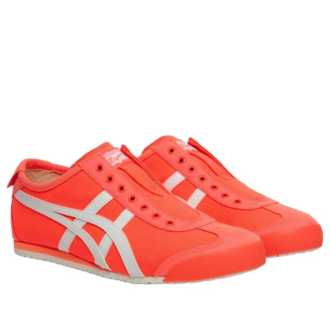 Слипоны Onitsuka Tiger Mexico 66 'Flash Coral White' 1183A360-702, оранжевый — фото 2