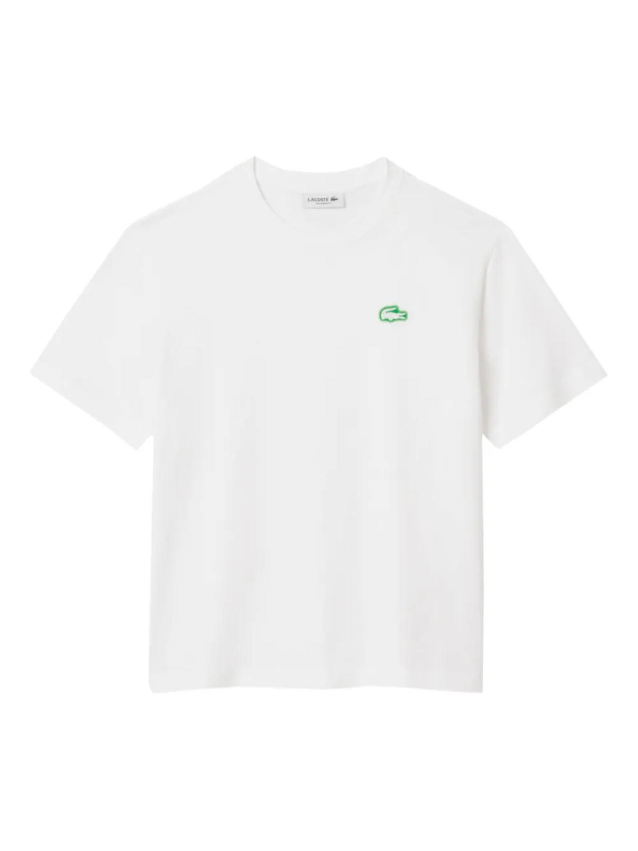 

Футболка с нашивкой-логотипом Lacoste, белый
